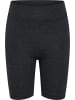 Hummel Cycling Kurze Hose Hmljr Logo Multisport Mädchen in BLACK MELANGE