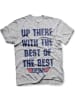 TOP GUN T-Shirt in Grau