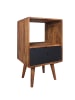 KADIMA DESIGN Retro Nachtkonsole REPA / Sheesham-Holz Nachttisch mit Schublade