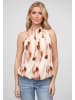 Cloud5ive Cloud5ive Damen Cloud5ive Damen Choker Top mit Abstrakt Print in beige