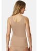 Schiesser Unterhemd / Top Unique Mirco in Schwarz / beige
