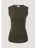Hessnatur Softrib Top in vintage oliv
