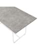 B&D Home Ausziehtisch PIUS in Beton - (B)120-160 x (H)76 x (T)80 cm