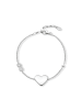 Thomas Sabo Armband Herz Mit Infinity in silber, weiß