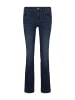 Tom Tailor Straight Bleached Jeans Regular Fit Denim Hose aus Baumwolle ALEXA in Dunkelblau