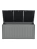 GMD Living Outdoor Kissenbox "PRIMO BLACK" 830l wasserdicht in Farbe Grau - Schwarz