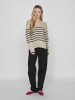Vila Strickpullover in Feather Gray