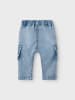 name it Jeans NBMBEN BAGGY CARGO JEANS 2727-YB in medium blue denim