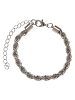 Urban Classics Urban Classics Damen Charon Intertwine Necklace And Bracelet Set in silver