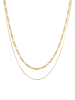 KUZZOI Halskette 925 Sterling Silber in Gold