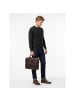 Jost Glasgow Aktentasche Leder 37 cm Laptopfach brown