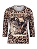 Betty Barclay Basic Shirt mit Print in Schwarz/Beige