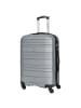 Paradise by CHECK.IN Santiago - 4-Rollen-Trolley 66 cm (silber) in silber