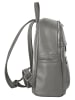 Samantha Look Rucksack echt Leder in grau