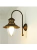 Licht-Erlebnisse Wandlampe (B)20 x (H)33 cm in Bronze Antik matt Klar