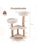 COSTWAY Kratzbaum Holz 101cm in Beige