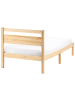 Beliani Kinderbett MERCURER in Braun - (W) 87 x (H) 80 x (L) 208 cm