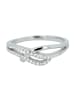 Adeliás Damen Ring aus 925 Silber mit Zirkonia in silber