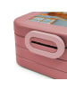 Mr. & Mrs. Panda Lunch Box Maus Kekse Design mit Spruch in Rot Pastell