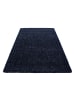 KADIMA DESIGN Teppich Hochflor Shaggy Waschbar Einfarbig RHEIN Strapazierfähig in Marineblau