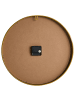 Beliani Wanduhr LUCENS in Schwarz/Gold - (W) 40 x (H) 40 x (L) 5 cm