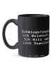 Mr. & Mrs. Panda Tasse Schwiegerpapa Weisheit mit Spruch in Schwarz