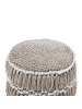 Beliani Pouf NOIDA in Beige - (W) 44 x (H) 43 x (L) 44 cm