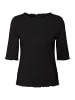 Kaffe T-shirt KAsamantha Tight fit in Black Deep CC.