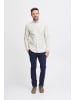 FQ1924 Langarmhemd FQSteven stripe oxford LS shirt in Beige