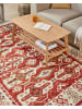 Beliani Kelim VOSKEVAZ in Bunt/Orange/Rot - (W) 160 x (H) 1 x (L) 230 cm