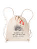 Mr. & Mrs. Panda Jutebeutel Seeigel mit Spruch in Creme