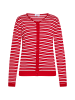 usha BLUE LABEL Damen Cardigan in ROT WEISS