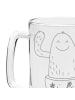 Mr. & Mrs. Panda Bierkrug Kaktus Happy ohne Spruch in Transparent