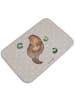 Mr. & Mrs. Panda Badematte Otter Seerose ohne Spruch in Grau Pastell