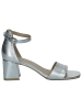 Caprice Sandalette in SILVER METAL.