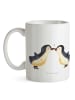 Mr. & Mrs. Panda Motivtasse Pinguin Liebe ohne Spruch in Weiß