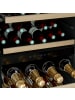 Les Petits Champs Weinkühlschrank 91 Flaschen CAVCDB91 Schwarz, Energieklasse G, Anti-UV, LED