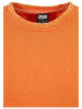 Urban Classics Urban Classics Damen Ladies Cropped Flower Embroidery Terry Crewneck in vintageorange