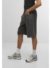 DEF DEF Mesh-Shorts in darkgreywashed