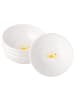 Villeroy & Boch 4er Set Müslischalen Hello Sunshine With Love ø 16,9 cm weiß-gelb in weiß-gelb