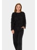 SAINT TROPEZ Bluse langarm NinetteSZ Gerade Passform in Black