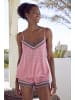 Vivance Active Schlafshorts in pink gemustert