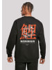 F4NT4STIC Sweatshirt Nishikigoi Koi Japan Grafik in schwarz