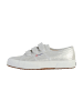 Superga Niedrige Sneakers mit Klettverschluss Straps Klinge Grau