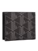 Lacoste Monogram The Blend Geldbörse 11 cm in monogram noir gris