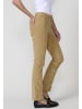 KOROSHI Normale Push-up-Micropana-Damenhose in beige