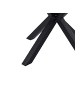 Beliani Runder Tisch MALETTO in Schwarz - (W) 120 x (H) 75.5 x (L) 120 cm