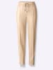 creation L Lederimitat-Hose in beige