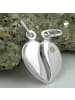 Gallay Doppelanhänger teilbares Herz mit Zirkonia Silber 925 in silber