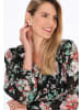 Usha Blouse in black multicolor